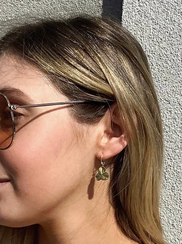 Tiny Clover Earrings