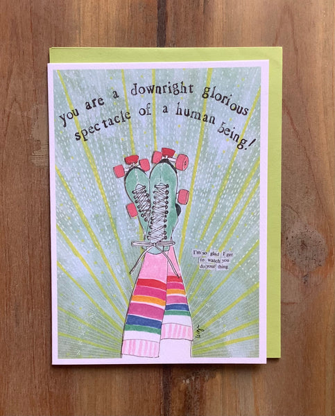 Curly Girl Rectangular Cards