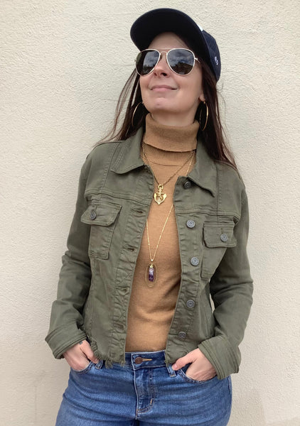Olivine Denim Jacket