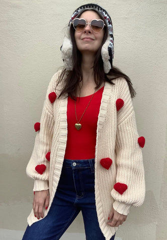 Lovely Heart Cardigan