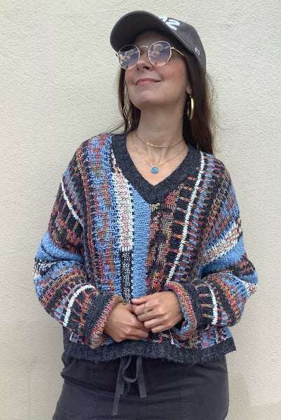 Mixed Media Sweater