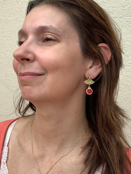 Pomegranate Earrings