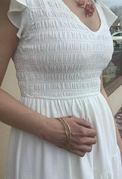 Margo Flounced Dress