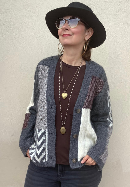 Collage Cardigan