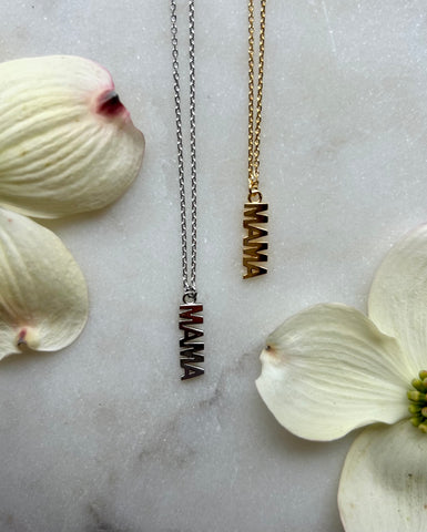 Mama Vertical Necklace