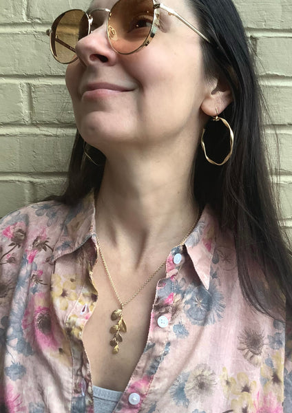 Magnolia Leaf Necklace