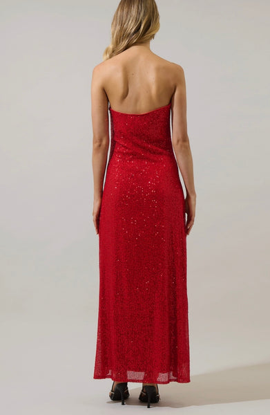 Vermilion Sequin Dress
