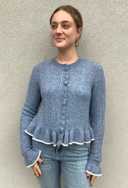 Sweetheart Pointelle Cardigan