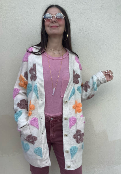 Candy Flower Cardigan