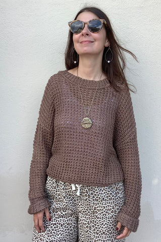 Mocha Waffle Sweater