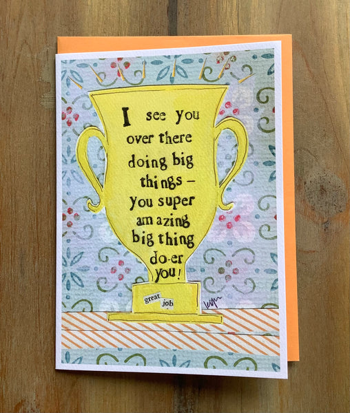 Curly Girl Rectangular Cards