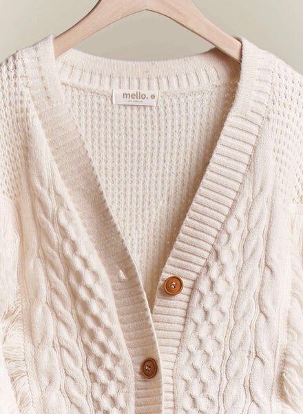 Donegal Fringed Cardigan