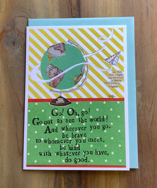 Curly Girl Rectangular Cards