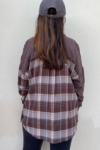 Coffee Shop Flannel Shirt