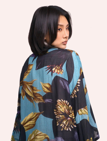 Midnight Floral Kimono