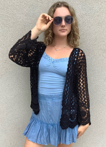 Carrie Crochet Cardigan