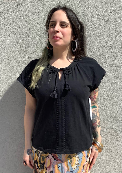 Frida Tie-Front Blouse