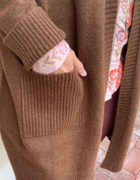 Chestnut Sweater Coat