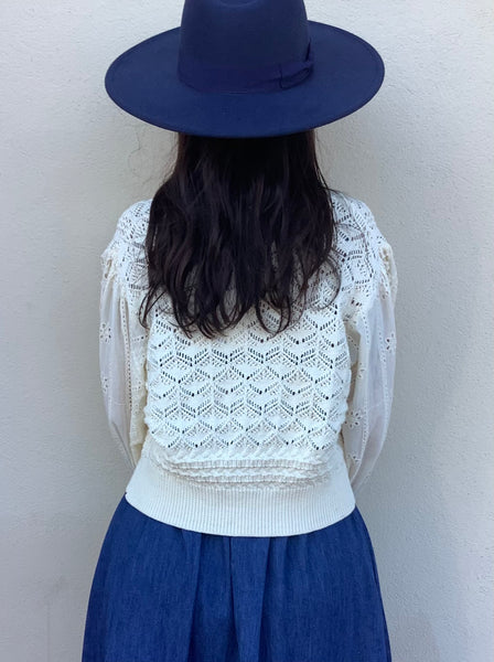 Colette Eyelet Cardigan