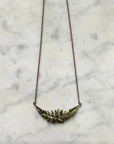 Double Fern Necklace