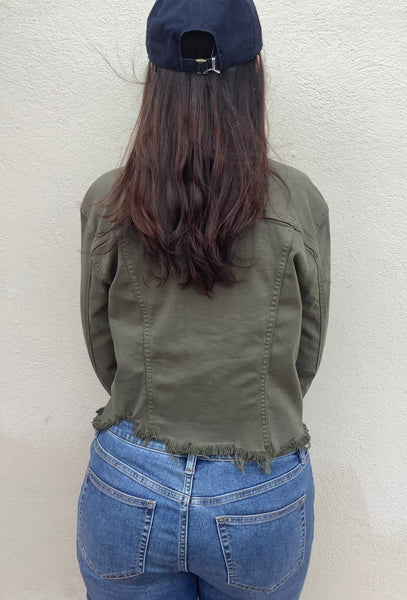Olivine Denim Jacket