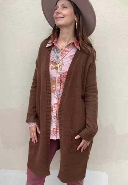 Chestnut Sweater Coat