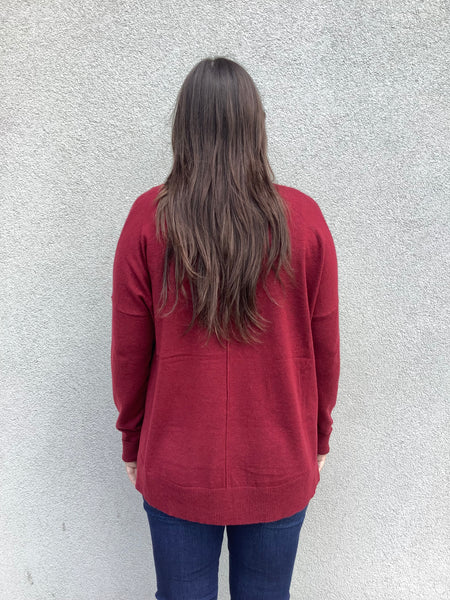 Everyday Crimson Sweater