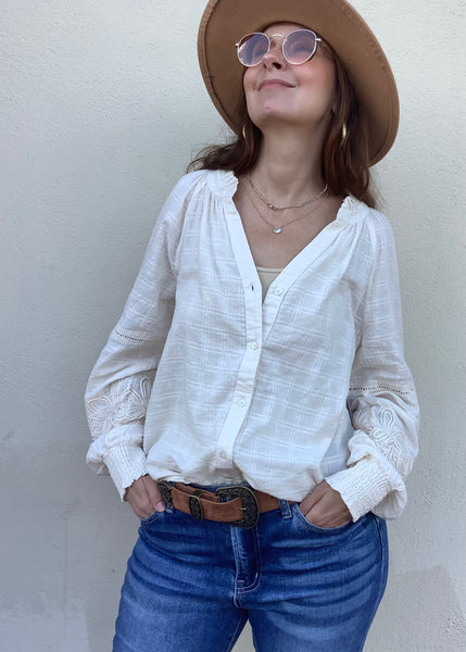 Eloise Embroidery Blouse