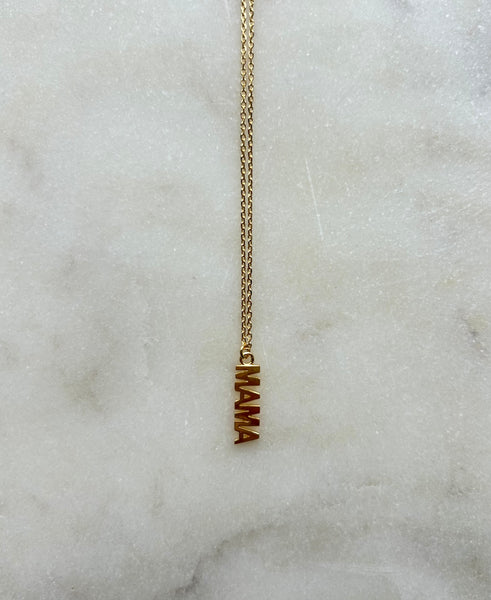 Mama Vertical Necklace