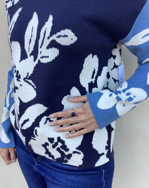 Midnight Magnolia Sweater