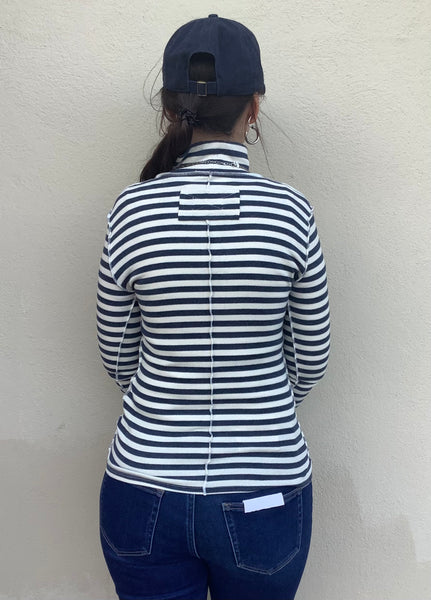 Saylor Striped Turtleneck