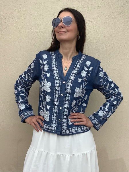 Celine Embroidery Blouse