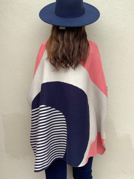 Paris Poncho Sweater