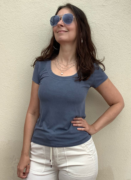 Indica Scooped-Neck Tee