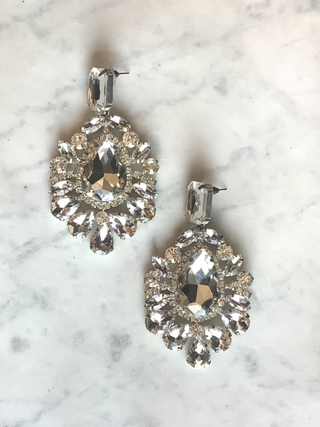Audrey Rhinestone Earrings