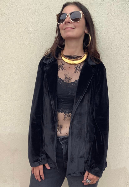 Chloe Velvet Blazer