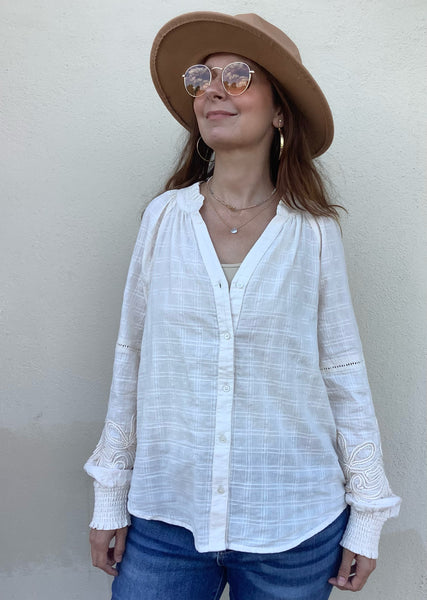 Eloise Embroidery Blouse