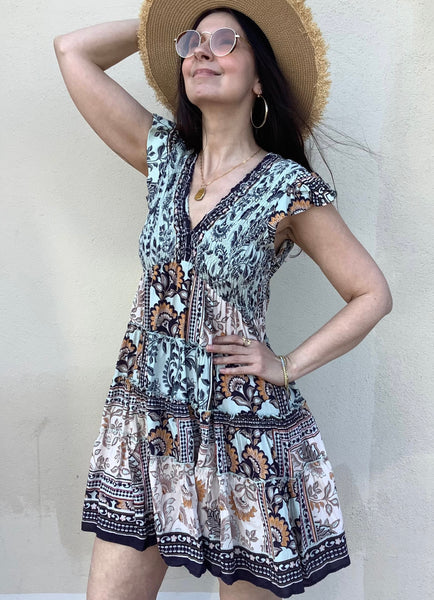 Joni Patchwork Dress