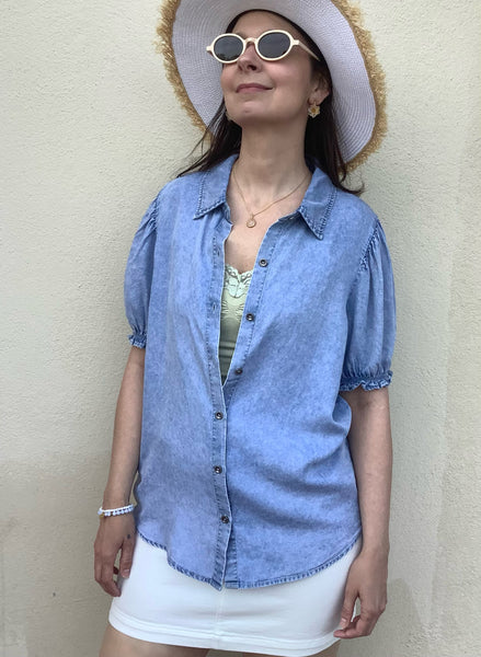 Valerie Denim Blouse