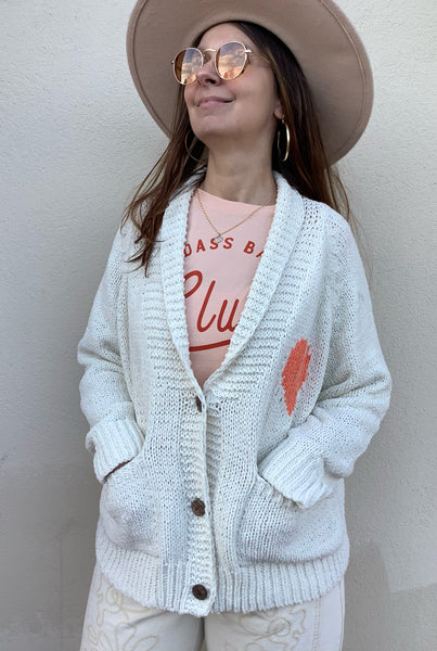 Heartfelt Handknit Cardigan