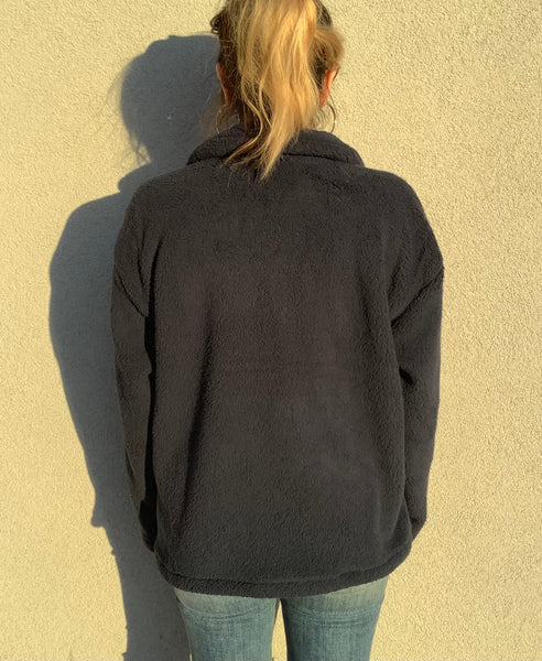 Indigo Fleece Quarter-Zip