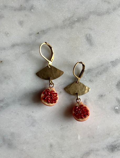 Pomegranate Earrings