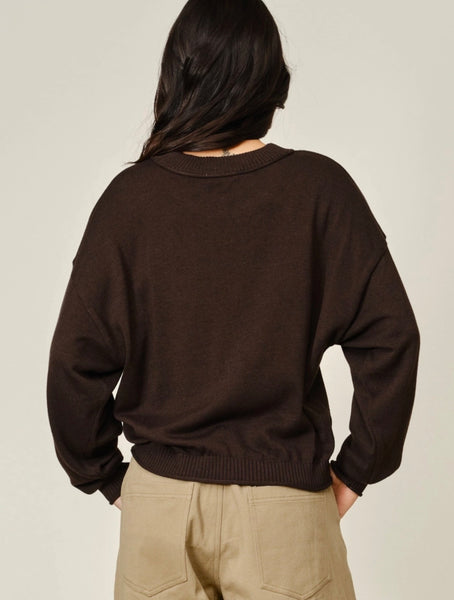 Mahogany Weekend Sweater