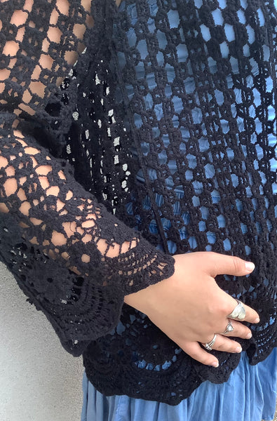 Carrie Crochet Cardigan