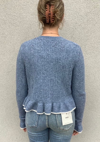 Sweetheart Pointelle Cardigan