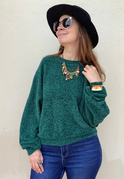 Malachite Chenille Sweater