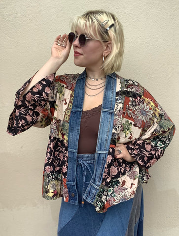 Carole Patchwork Kimono