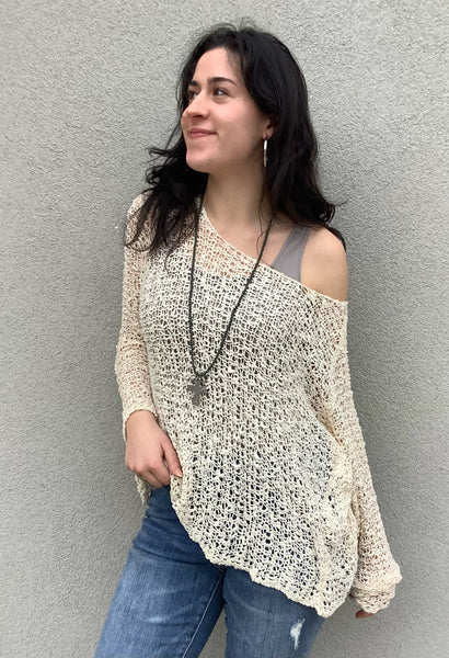 San Tropez Crochet Sweater