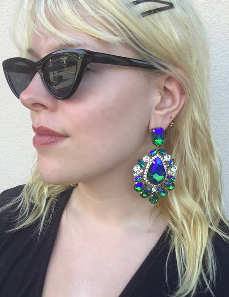 Audrey Rhinestone Earrings