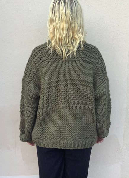 Lichen Handknit Cardigan